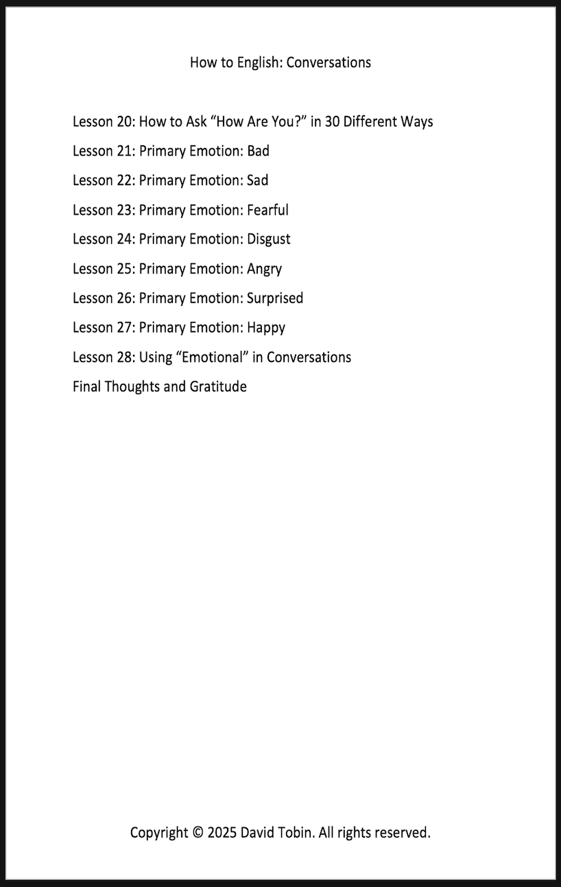 How to English: Conversations – A Practical Guide to Mastering Everyday [Livro em inglês] PDF Download Page and Sound Page and Sound