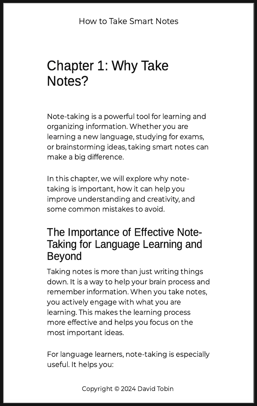How to Take Smart Notes [Livro em inglês] PDF Download Page and Sound Page and Sound
