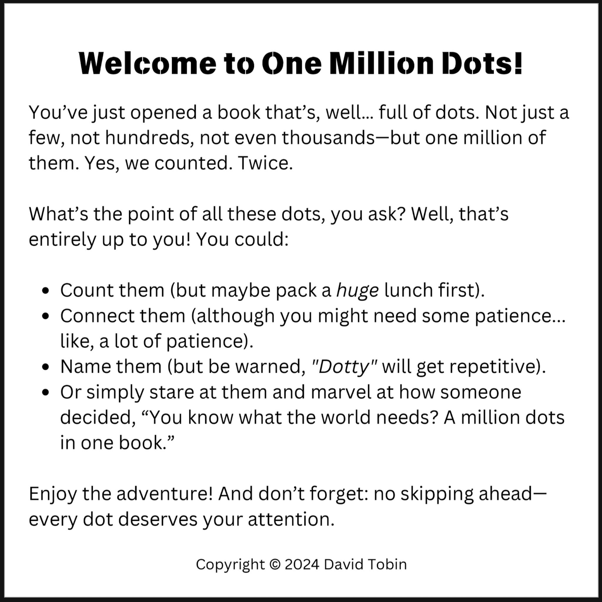 One Million Dots [Livro em inglês] PDF Download Page and Sound Page and Sound