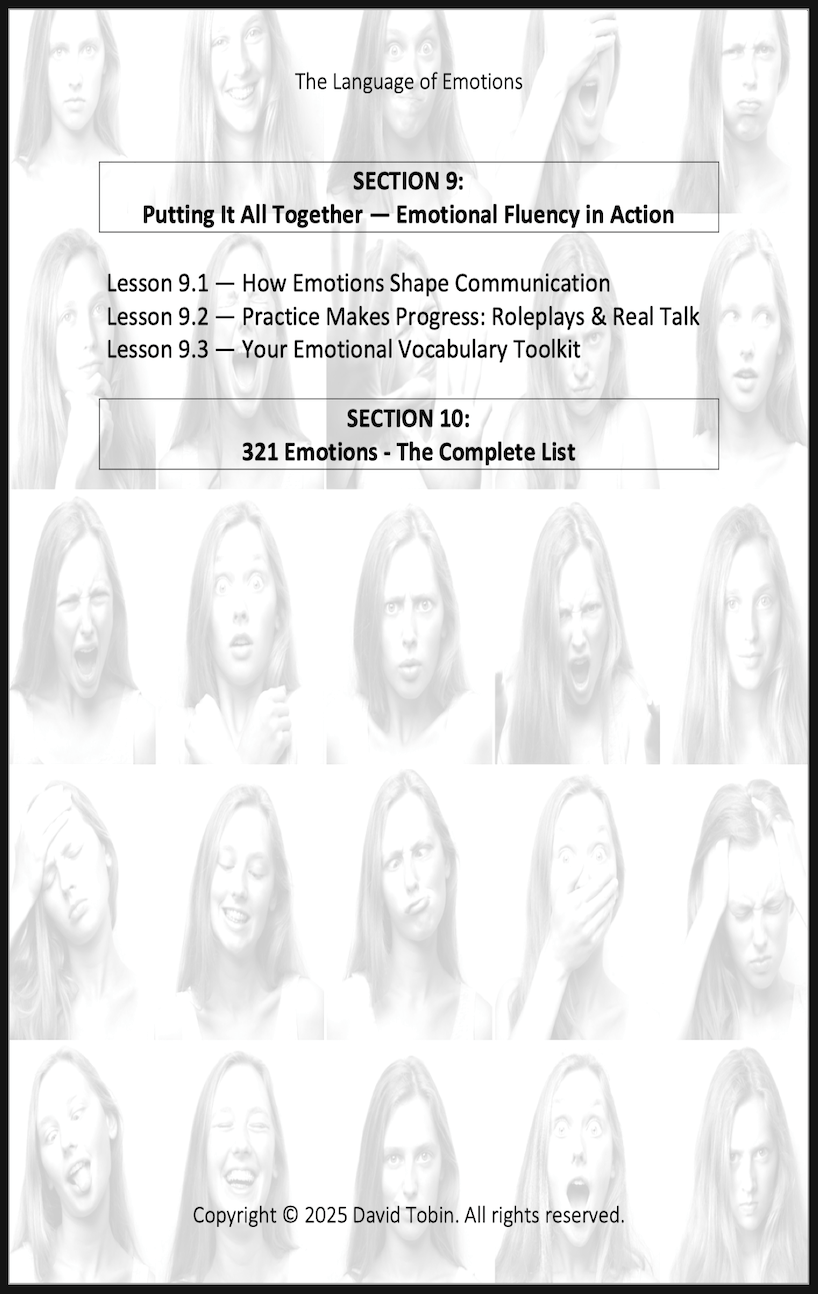 The Language of Emotions: Finding the Right Words for Your Feelings [Livro em inglês] PDF Download Page and Sound Page and Sound